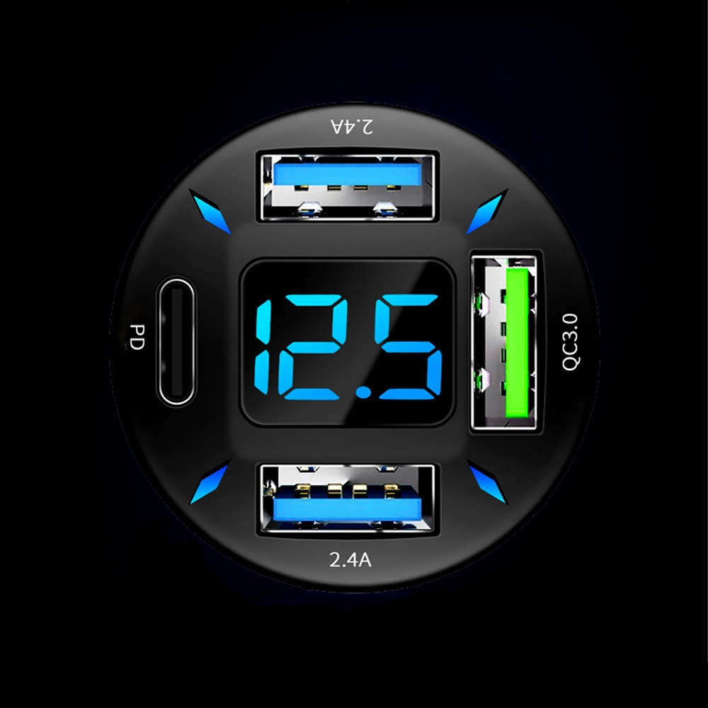 SZYBKA ŁADOWARKA SAMOCHODOWA USB-C PD USB QC 3.0 Stan opakowania oryginalne