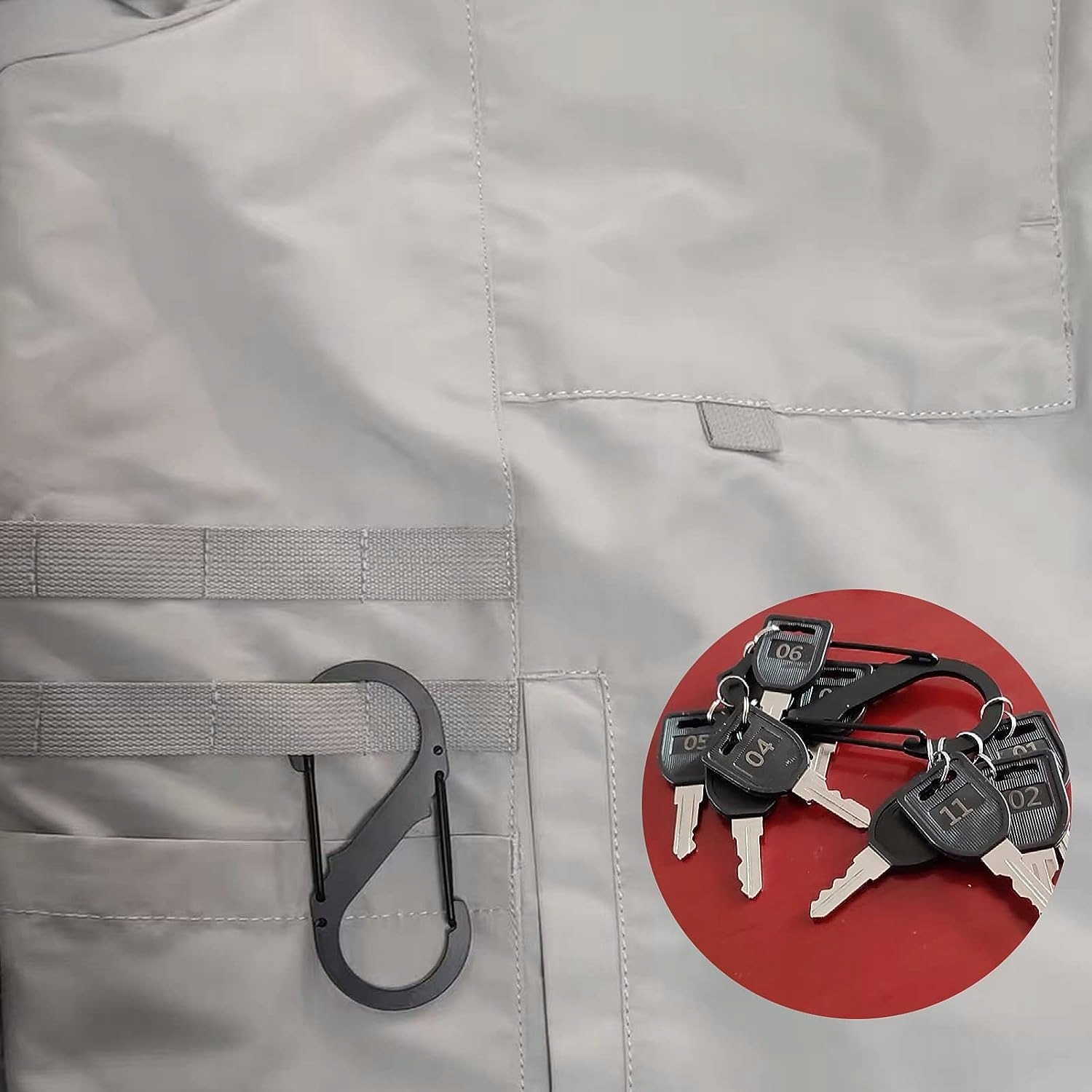 25 x KARABIŃCZYKI METALOWE W KSZTAŁCIE S MOCNE Stan opakowania oryginalne