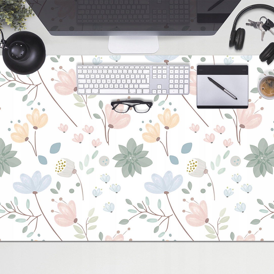 

Mata na biurko Kwiaty wiosenne Deskmat 100x50 cm