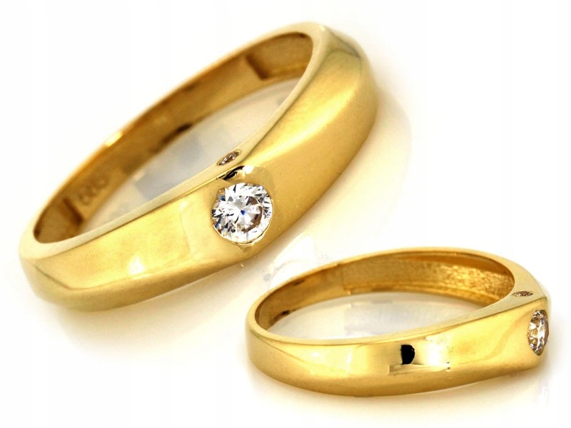 Prstýnek 585 se zirkonem Solitare 2.30 g r18, elegantní pro zásnuby