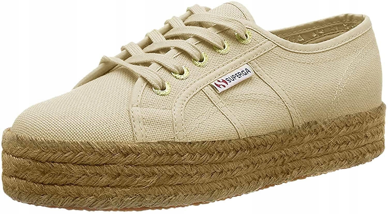 

Trampki Espadryle damskie Superga boho beżowe