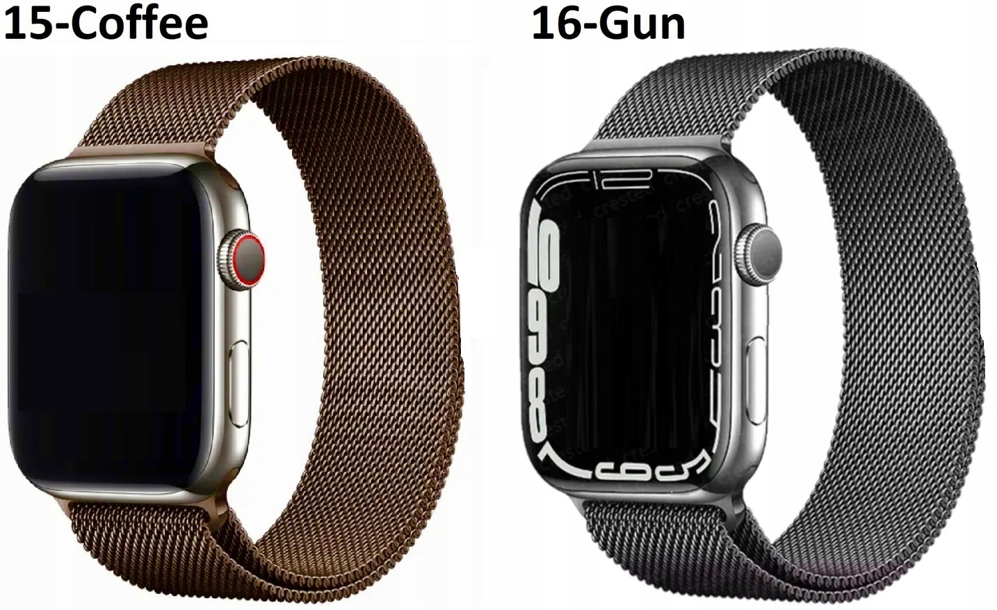 PASEK APPLE WATCH 3 4 5 6 7 8 9 SE ULTRA 2 38/40/41/42/44/45/49 Mediolańska Pasuje do modelu 2 3 4 5 6 7 8 9 SE ULTRA 2 38/40/41/42/44/45/49mm