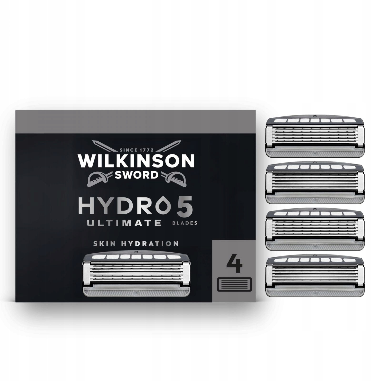 Náhradní Hlavy Hydro 5 Ultimate Skin Hydration 4 Ks