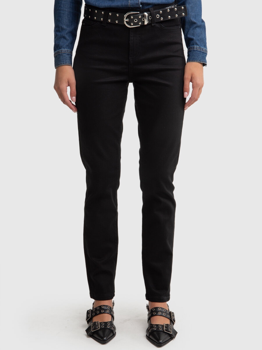 Big Star Dámské Džíny Slim Černé Kitty High Waist 915 W36 L32