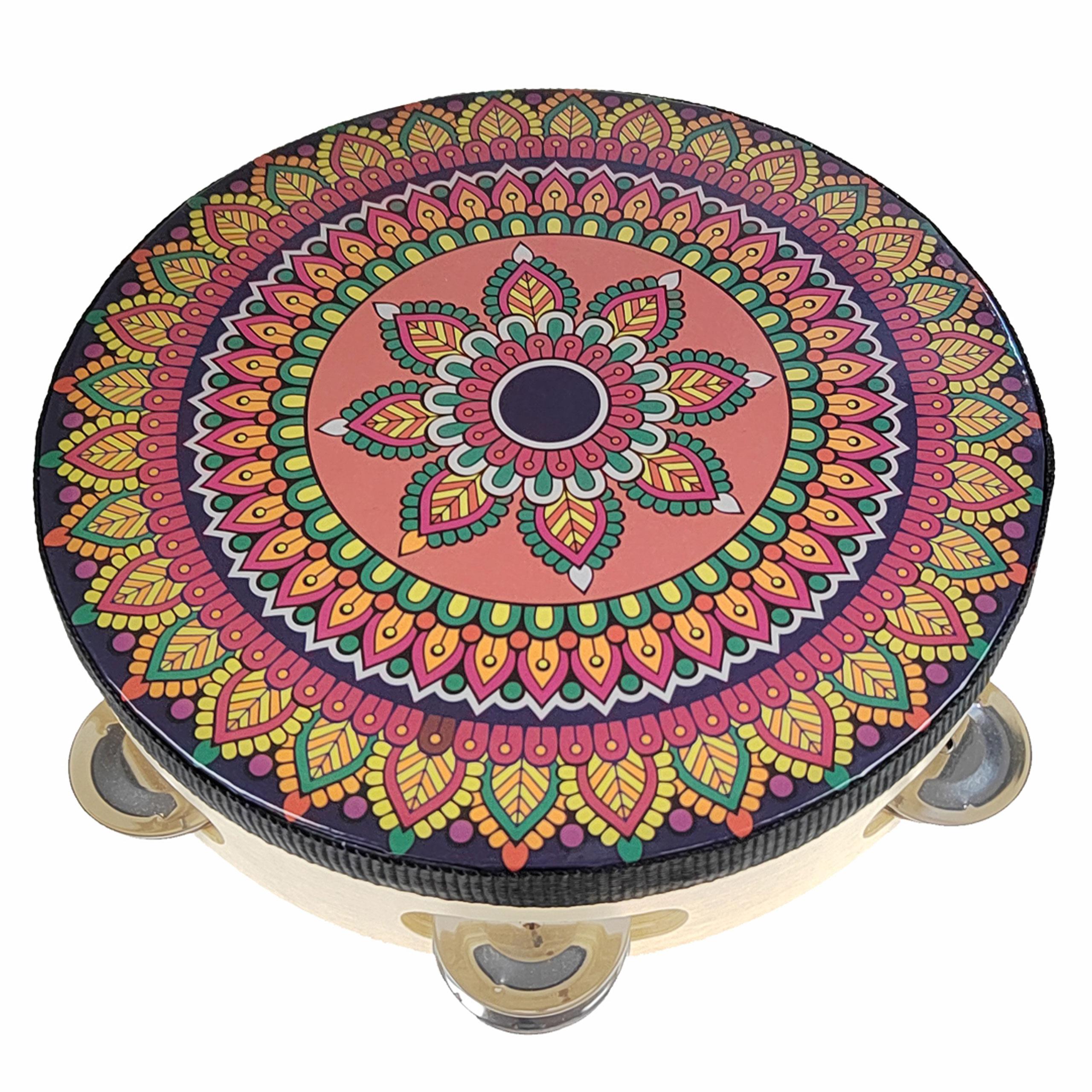 TAMBURYN TAMBURYNO DREWNIANE DZWONECZKI KERA AUDIO RH8-6 ŚREDNICA 20cm