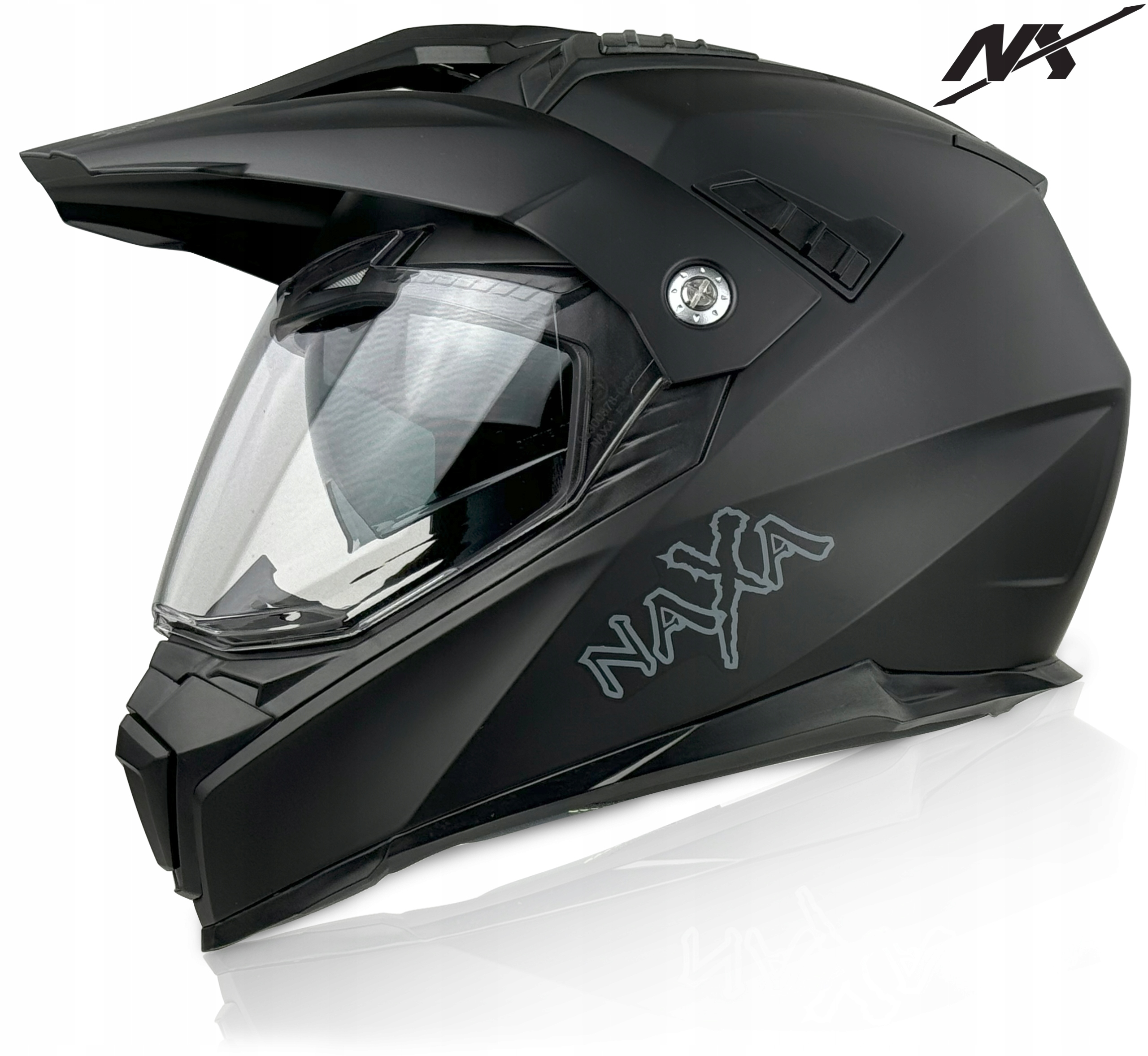 Naxa Motocyklová Přilba CO3/B Enduro Off Road Atv Quad r.XL Interkom Ready