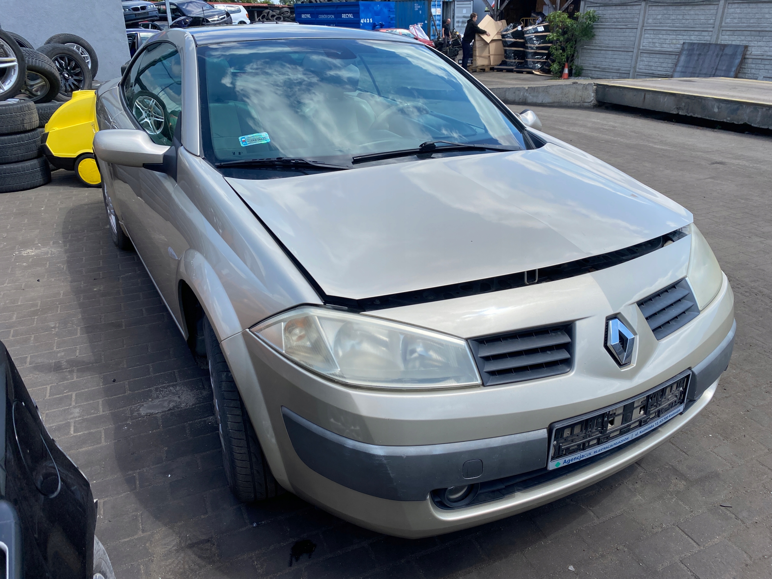 door right front front Renault Megane 2 II CC 03-09 kod lakieru TED 11