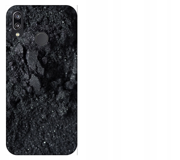 

Etui pokrowiec Huawei P20 Lite Węgiel drzewny teks