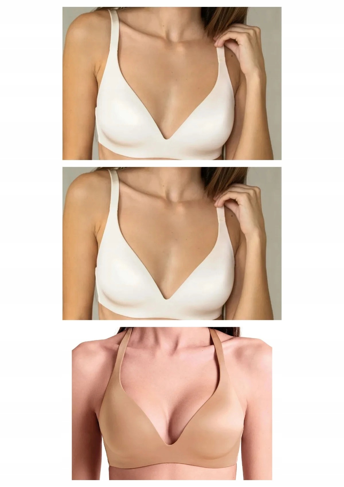 Lormar Shine podprsenka 3 ks 2x talco zlatá 70B