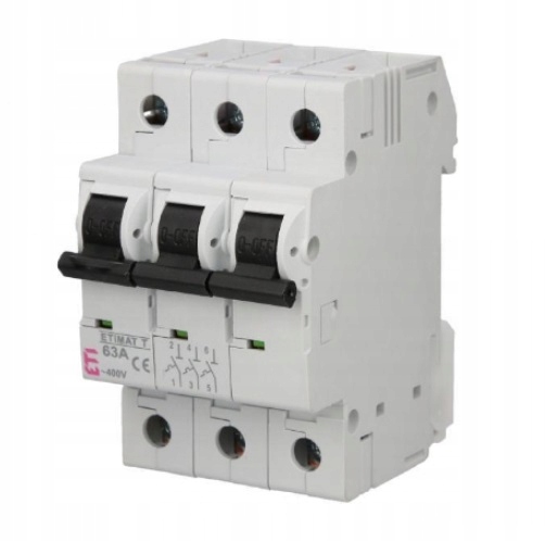  /><p><b>Ogranicznik mocy 3P 63A ETI</b></p><p><b>Skutecznie chroni instalację przed przeciążeniem oraz zwarciem.</b>&nbsp;Dzięki możliwości montażu na&nbsp;<b>szynie DIN</b>, jest łatwy i szybki w montażu. Prąd znamionowy wynosi <b>63 A</b>, a napięcie znamionowe wynosi 400 V przy częstotliwości 50 Hz.<b>.</b> Ponadto znamionowy warunkowy prąd zwarciowy Iq wynoszący <b>6 kA</b>&nbsp;gwarantuje skuteczną ochronę przed skutkami zwarcia.</p><p><b>Wykonany z materiałów najwyższej jakości, zatem wyróżnia się wysoką trwałością.</b>&nbsp;Jest idealnym rozwiązaniem dla osób poszukujących prostych i skutecznych sposobów na zabezpieczenie swojej sieci elektrycznej przed awariami spowodowanymi przeciążeniem lub zwarciami.</p><h1>⚙️DANE TECHNICZNE</h1><img src=