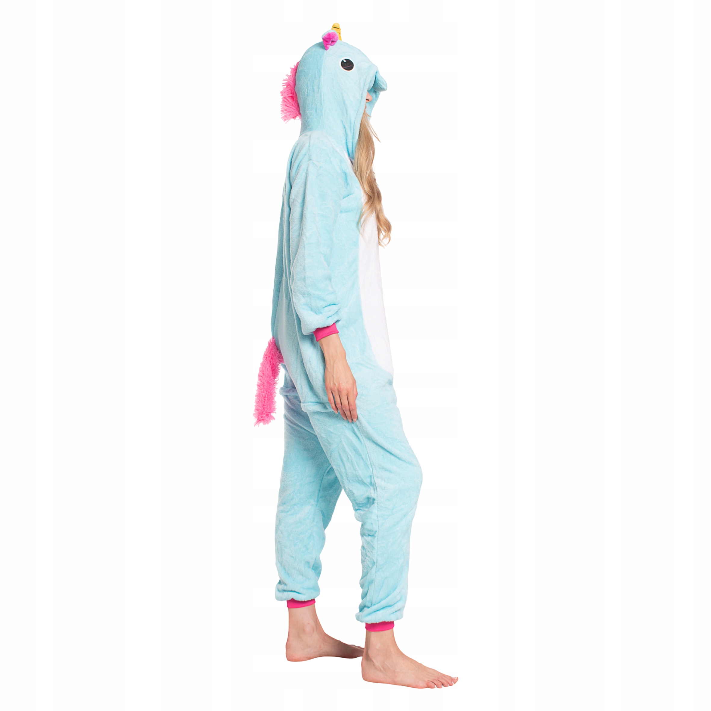 Dámské pyžamo kombinéza Kigurumi Onesie kostým Pegas modrý 155-165 M