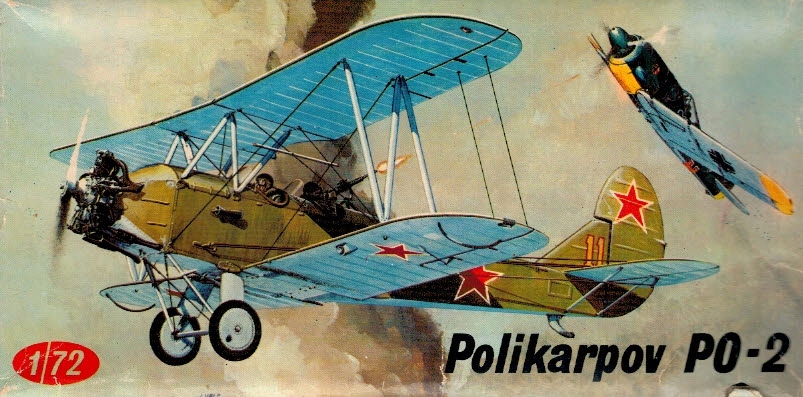 Polikarpow Po-2 1/72 modelarz