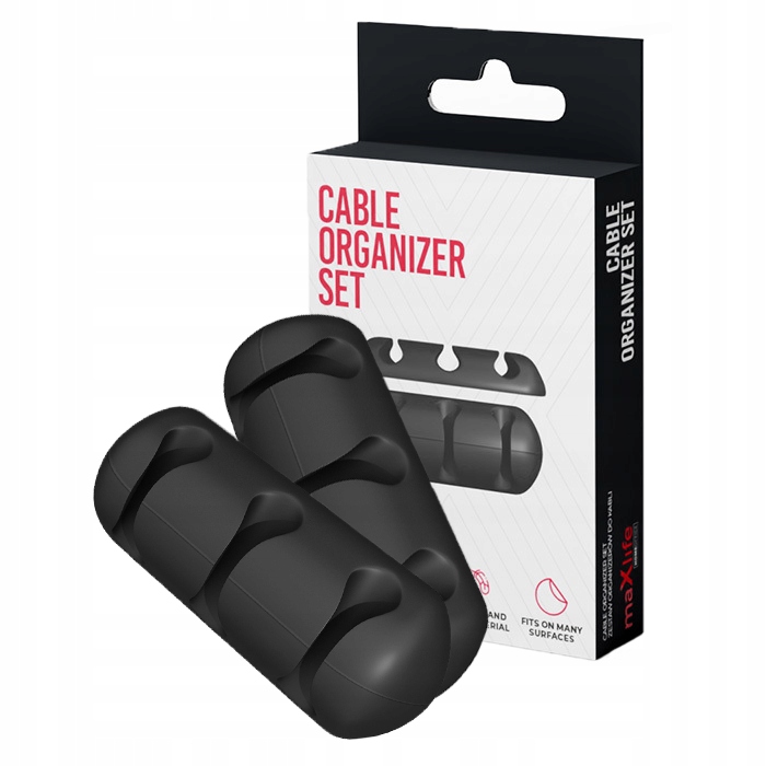 

Maxlife Organizer Na Kable 3 Otwory x 2szt