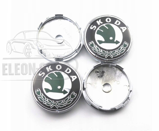 DEKLE DEKIELKI KAPSLE DO FELG 60mm SKODA Średnica zewnętrzna 60 mm