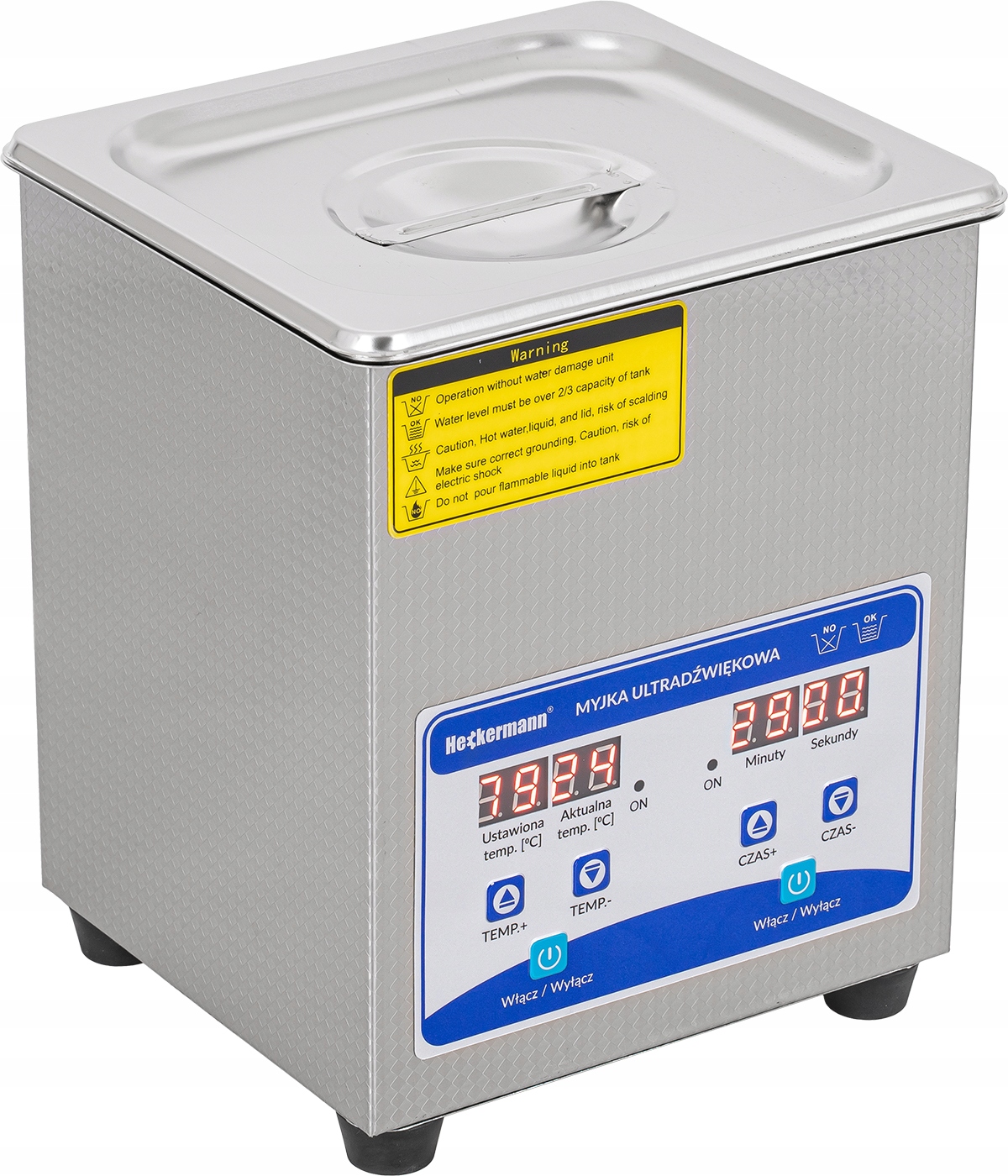 MYJKA ULTRADŹWIĘKOWA WANNA 2L 160W + KOSZ Marka Heckermann