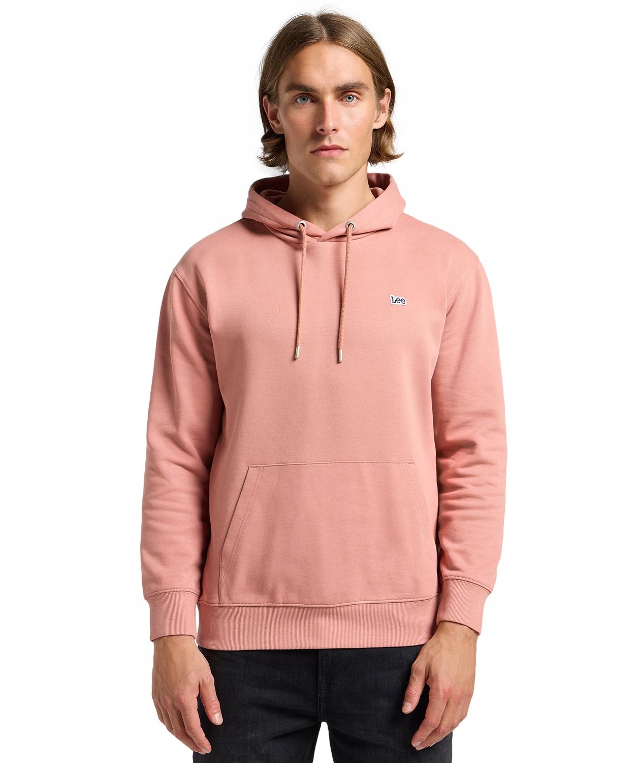 Mikina Lee Plain Hoodie 112363883 Sepia M