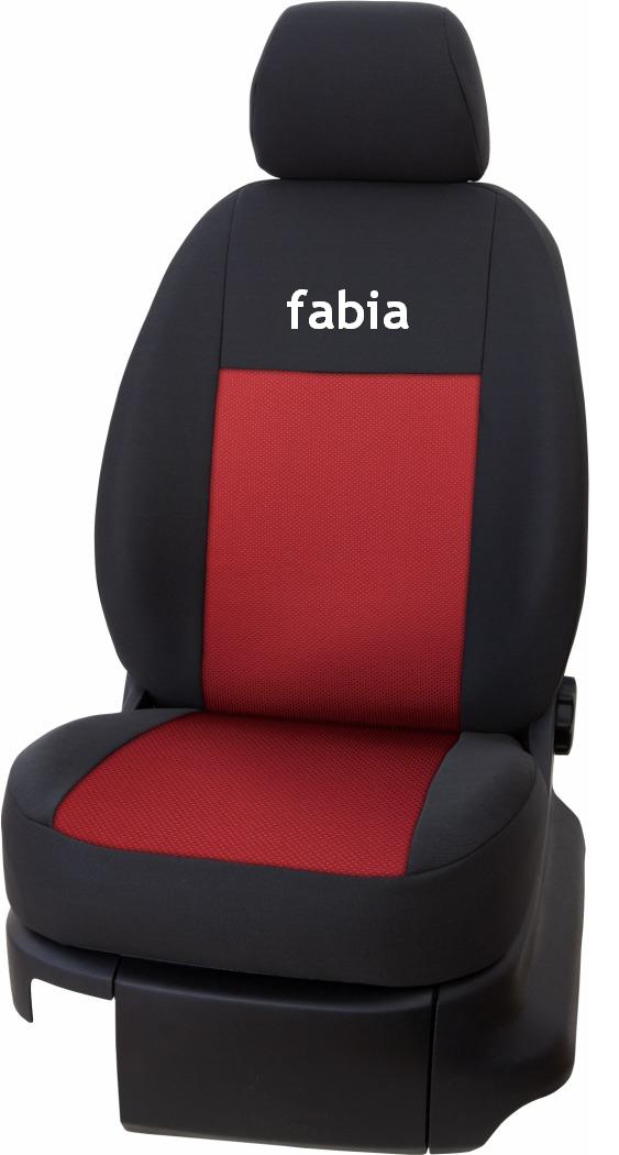 Autopoťahy Rs Design red Fabia I.