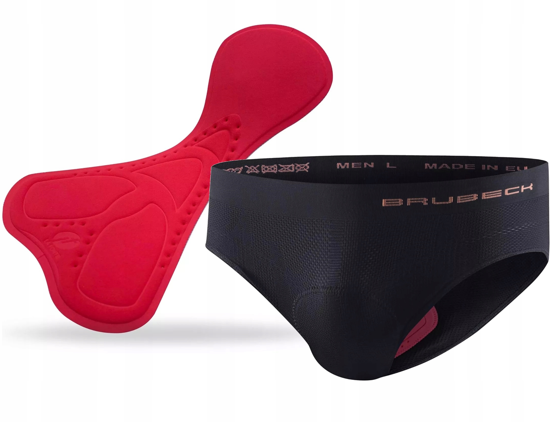 

Brubeck Męskie Majtki Slipy Z Wkładką Rowerową L