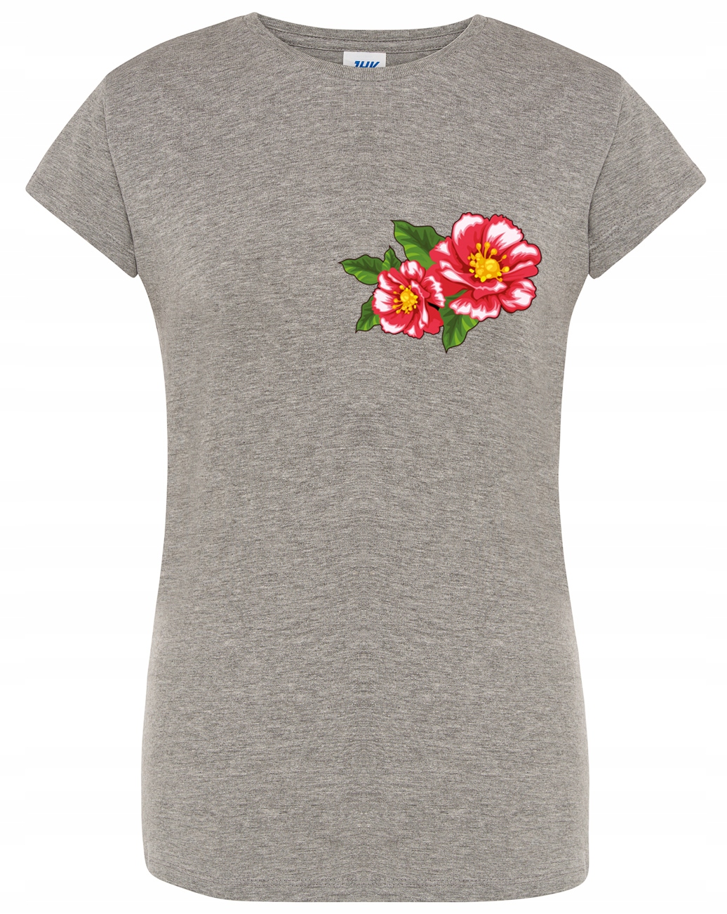 

Koszulka w kawiaty. t-SHIRT W Kolorowy Motyw M