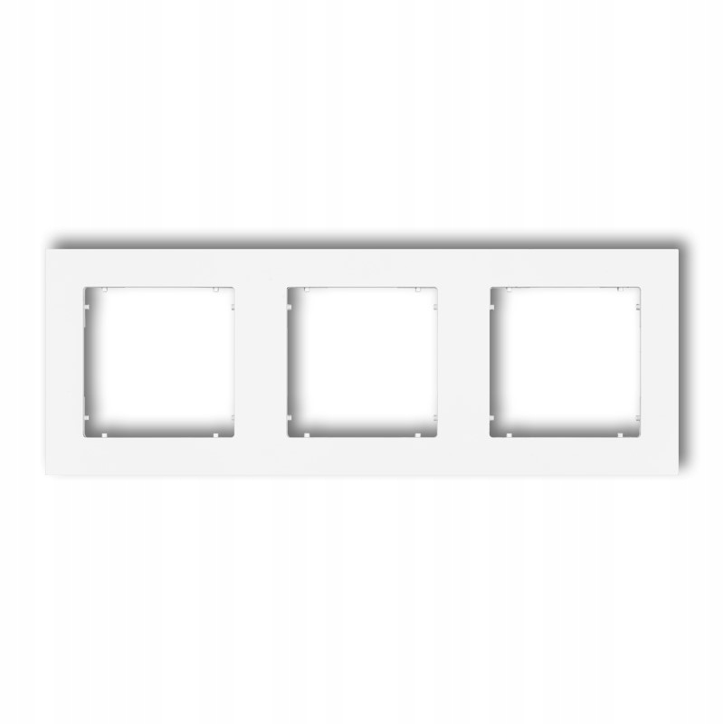 RAMKA POTRÓJNA KARLIK MINI BIAŁY