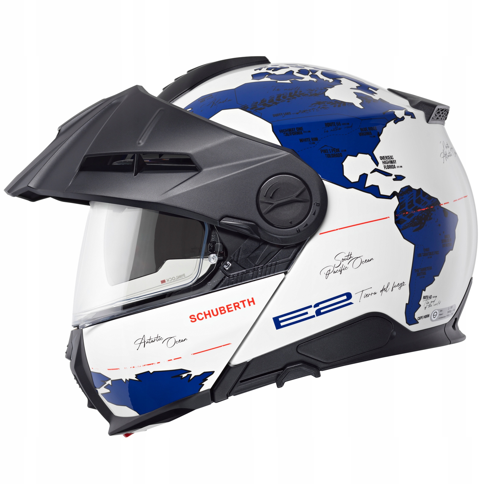 Motocyklová prilba Schuberth E2 Atlas Blue modrá S