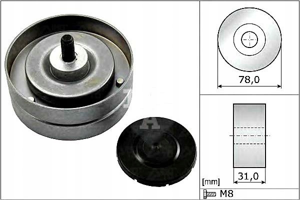 Rolka Pásu Ina 077109244F APV2499 30893 T36236