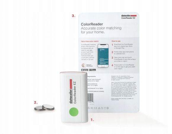 Spektrokolorymetr Datacolor ColorReader EZ identyfikacja kolorów Marka Datacolor