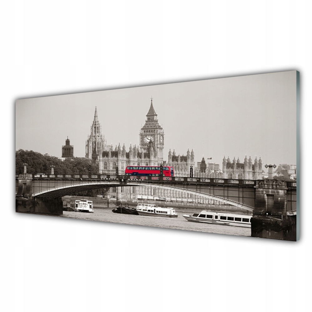

Obraz akrylowy wiszący 125x50 Most Londyn Big Ben
