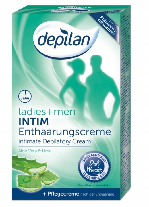 

Depilan, Krem do depilacji intymnej, 75 ml + 30 ml