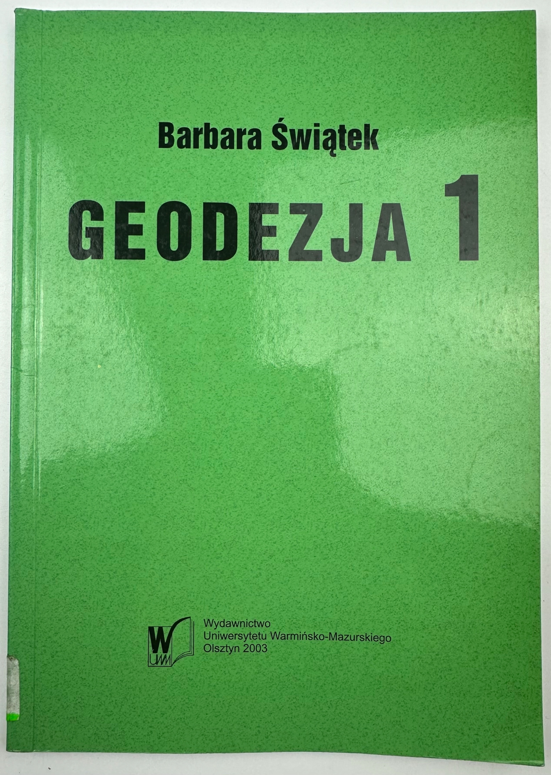 GEODEZJA 1 BARBARA ŚWIĄTEK