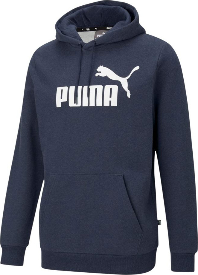 Pánská mikina s kapucí Puma Heather, tmavě Pánská Mikina vel S