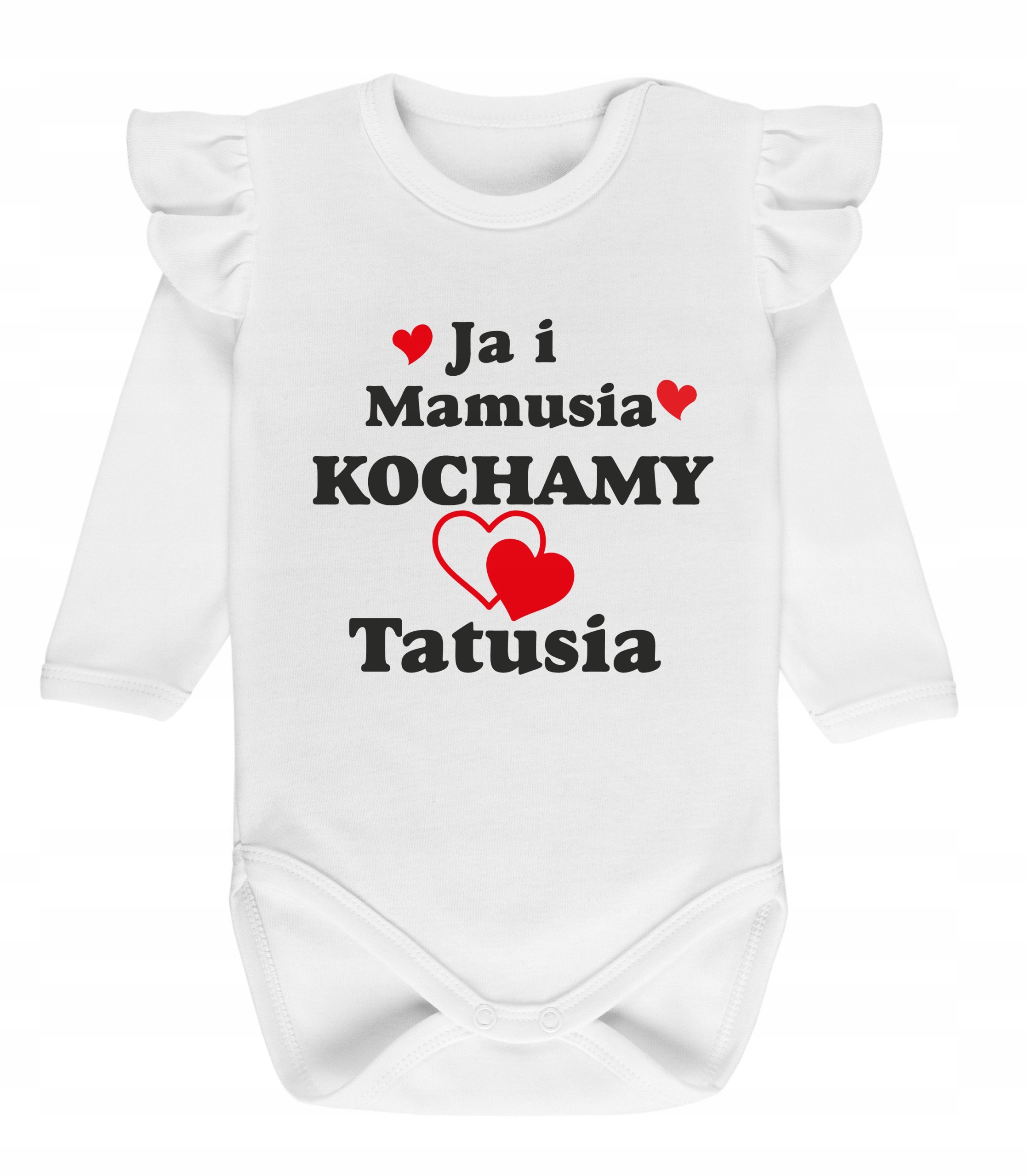

Body z falbankami Ja i Mamusia Kochamy Tatusia