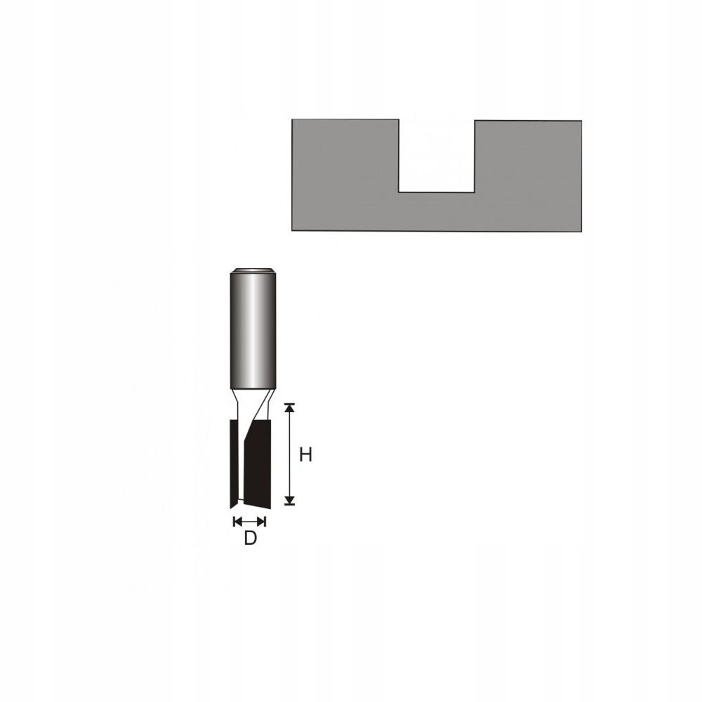 Frez do drewna rowkujący dwupłytkowy 20x19x8mm Marka Dedra