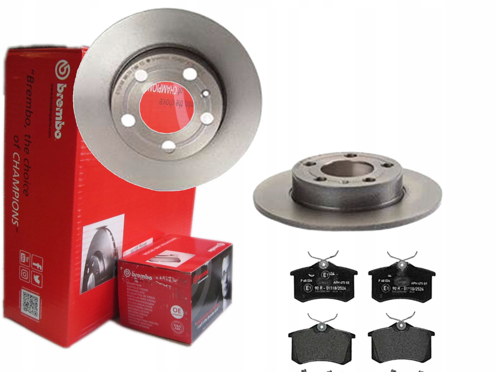 

Tarcze Klocki Brembo Tył Toledo II Leon Ibiza IV V