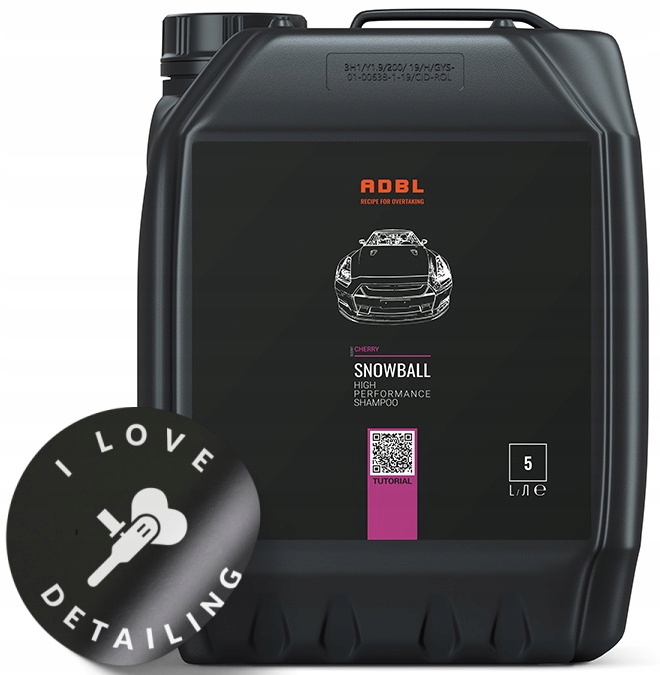 ADBL SNOWBALL Skuteczny szampon samochodowy 5l