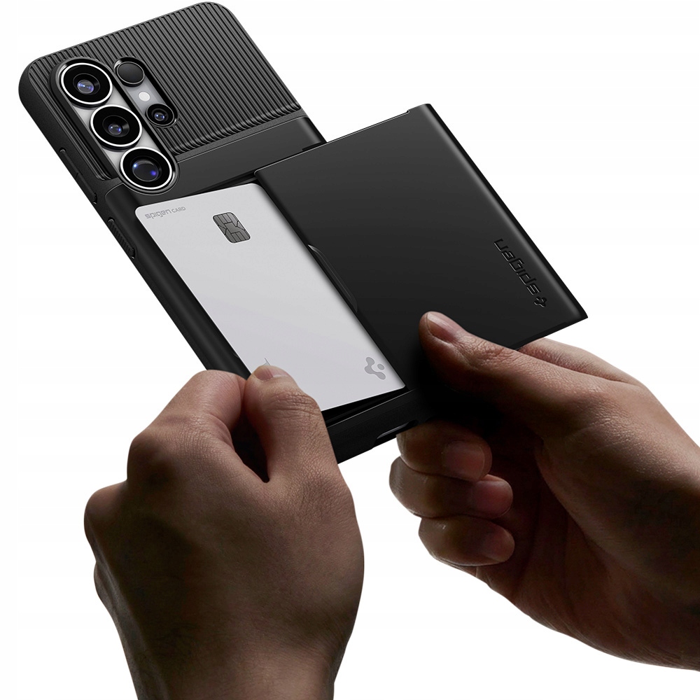 Pouzdro Spigen pro Galaxy S26 Ultra, hybridní zadní kryt, obal stojánek, odolné