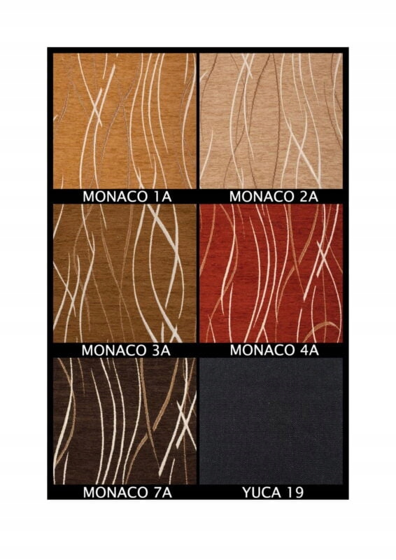 Klasyczny zestaw do jadalni trwały stół Ulrich i tapicerowane krzesła Alexi Kolor blatu olcha