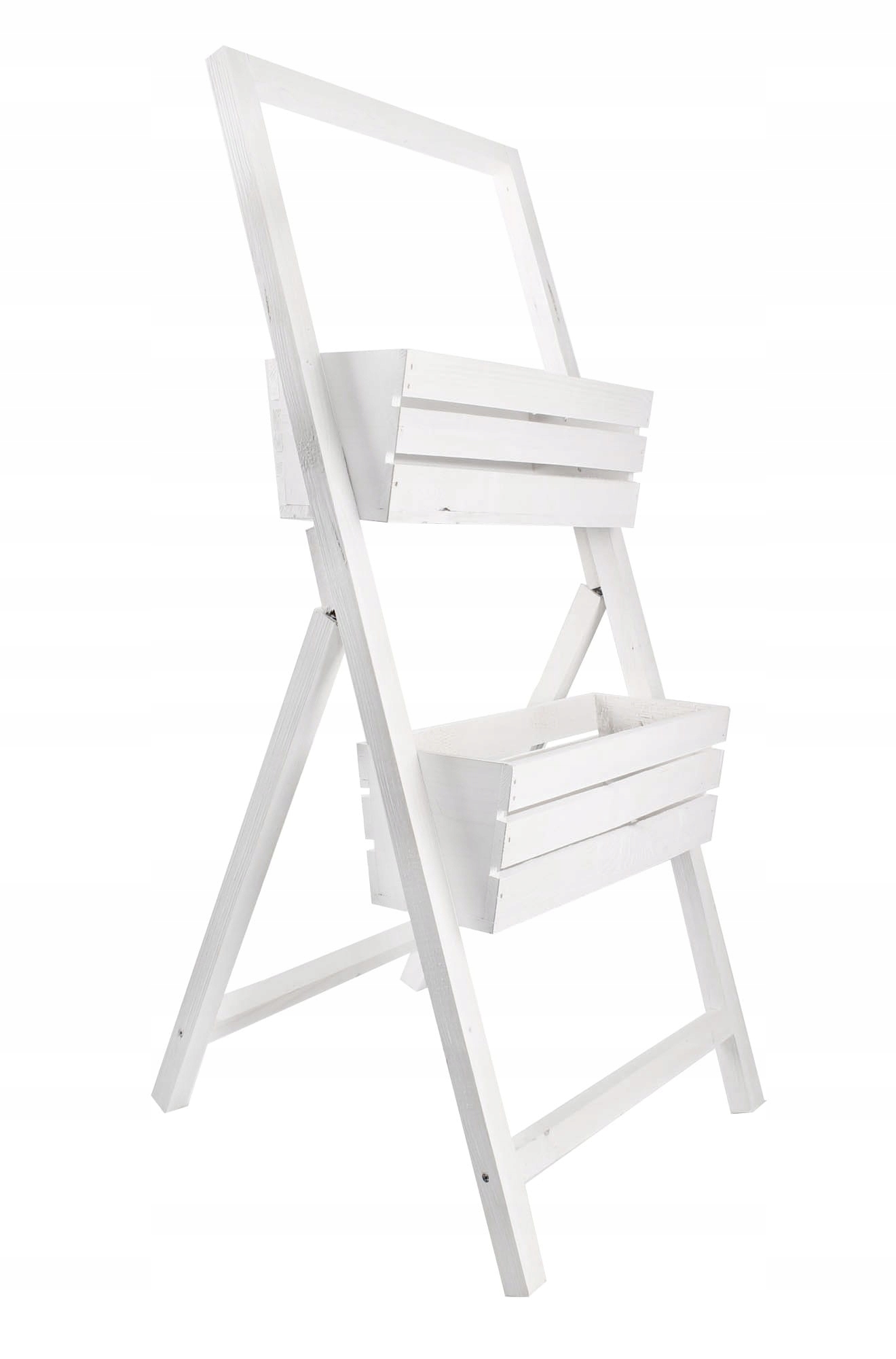 Květináč Na Dvě Balkonky Bílý 46x58x105 cm