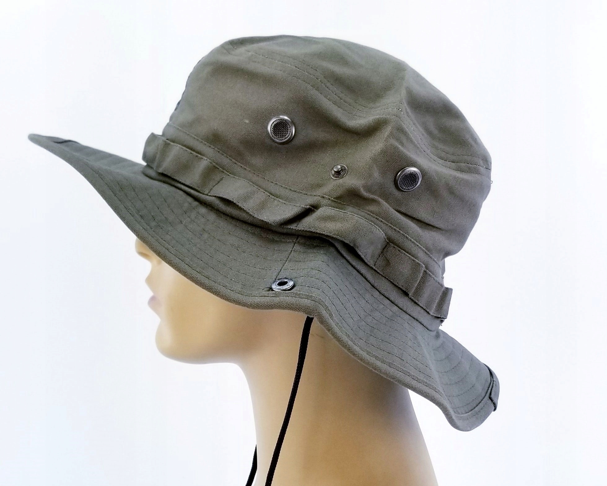 Kapelusz Bucket męski AEROPOSTALE 87 Wyszycie 57-58cm ORYGINAŁ Lato Ryby Cechy dodatkowe naszywki