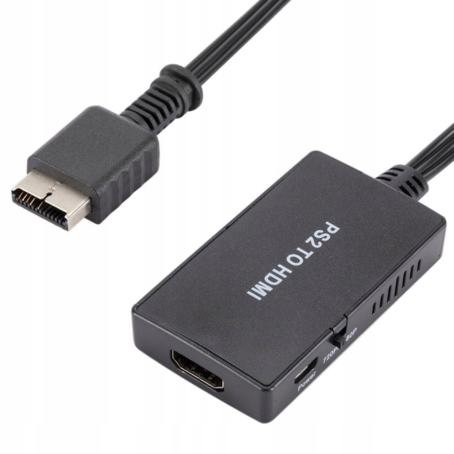 Adapter Konwerter z PS2 na HDMI Przejściówka PlayStation 2