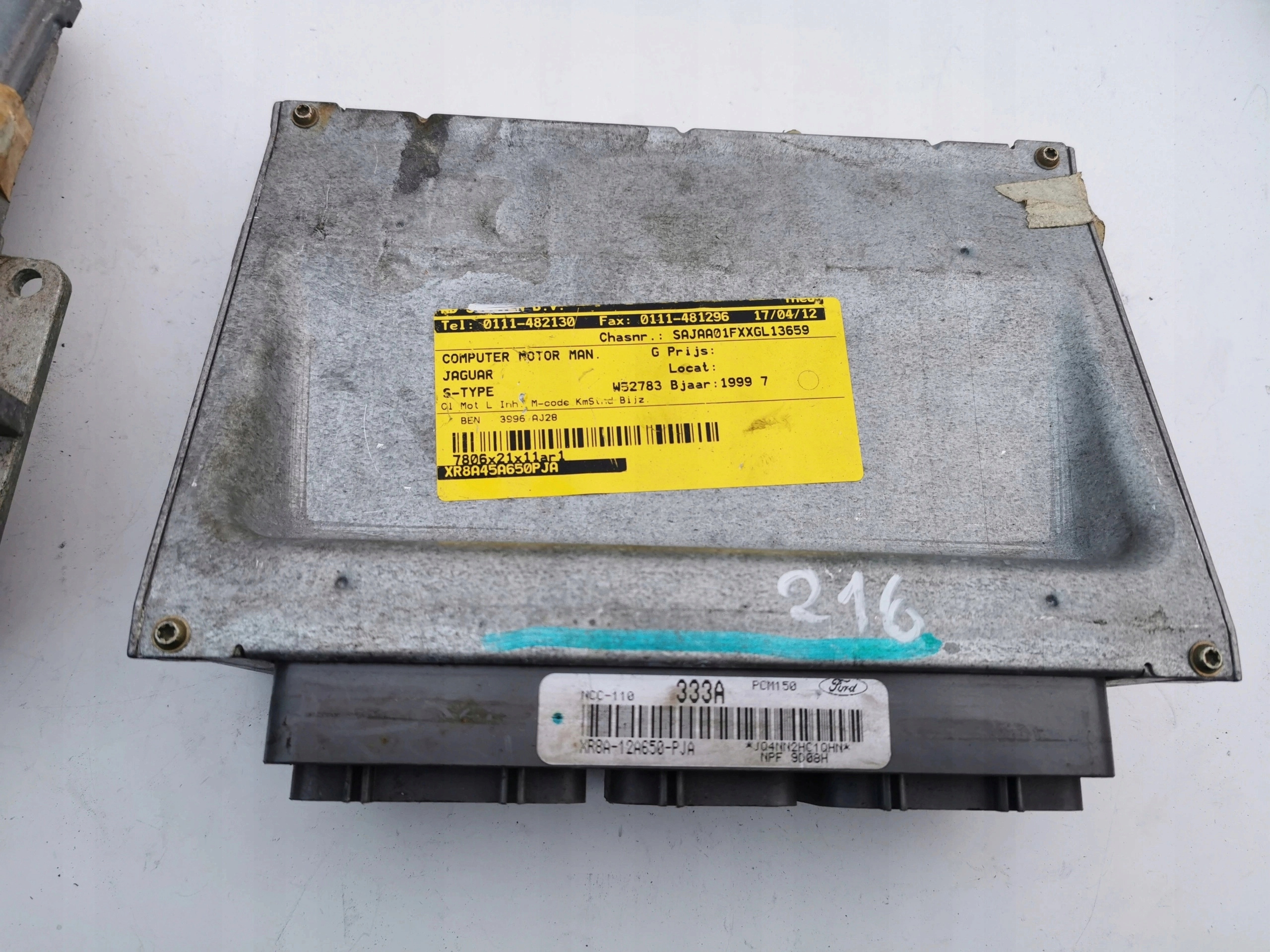 JAGUAR S-TYPE 4.0B XR8A-12A650-PJA Computer ECU