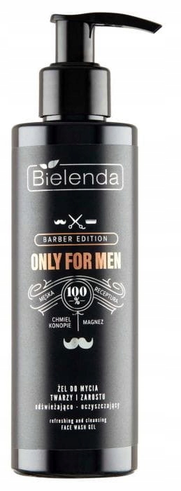 BIELENDA ONLY FOR MEN BARBER ŻEL DO MYCIA TWARZY
