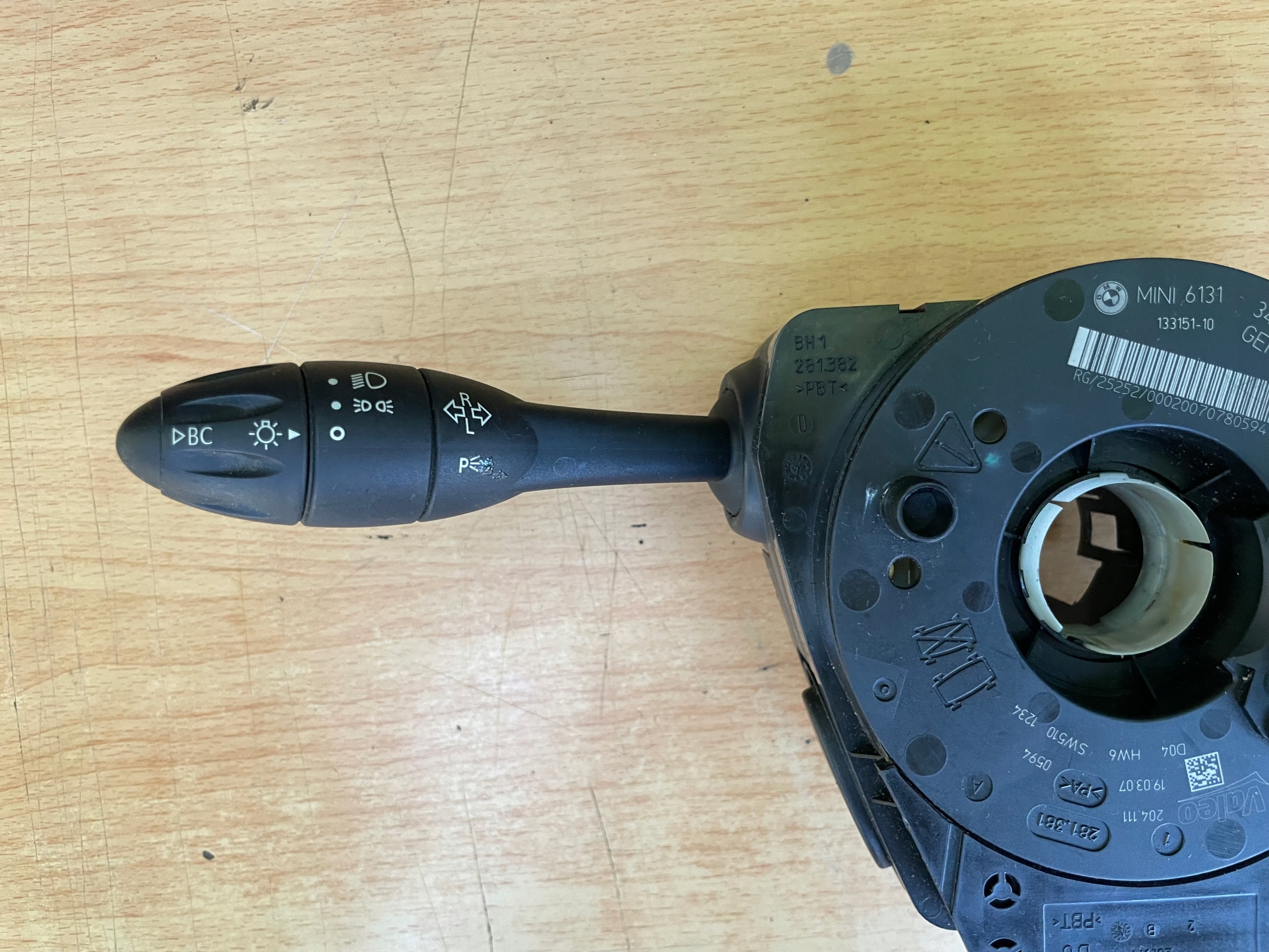 MINI steering wheel levers and controls ring 3449447 EUROPA