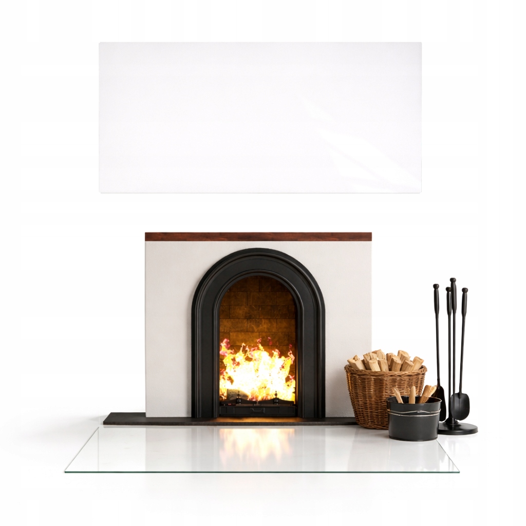 Sklo Pod Krb Kozí Bílé Tvrzené Sklo Podstavec Rozměr 80x52 cm