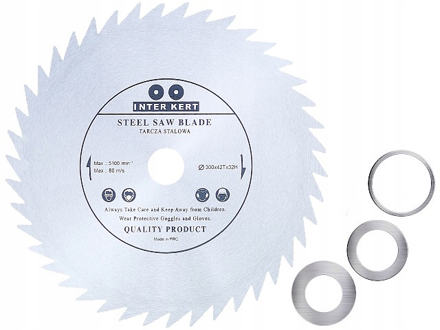 TARCZA DO CIĘCIA DREWNA BEZ WIDII 300mm x 42 zęby