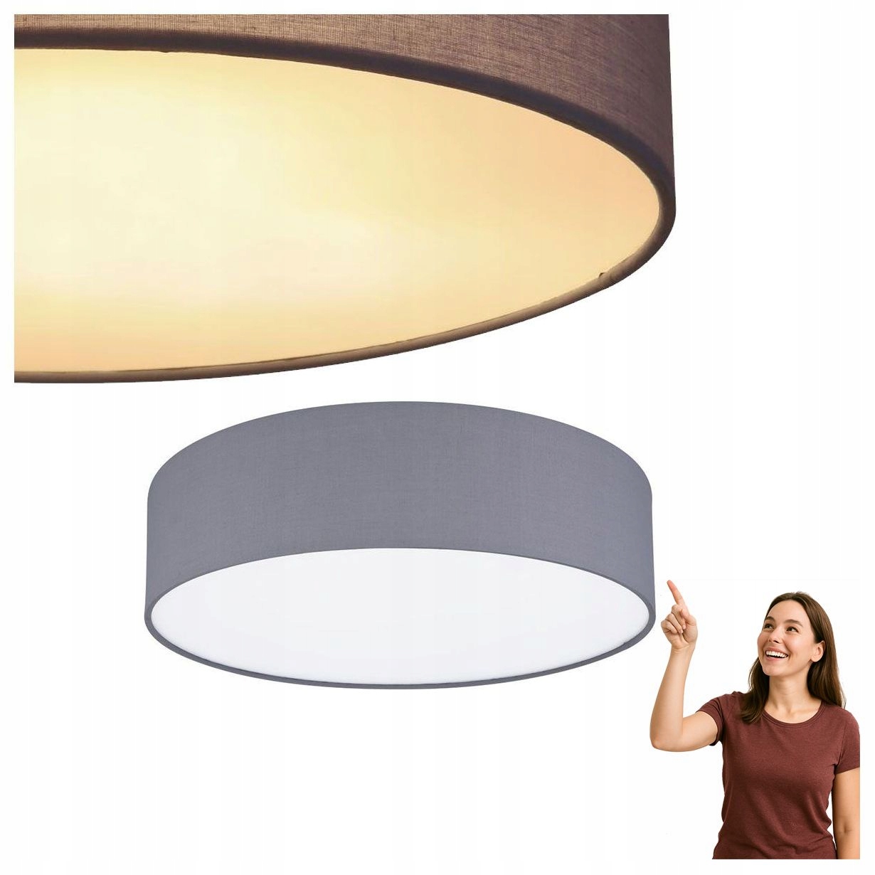 Stropná lampa Sanna 15585D Globo