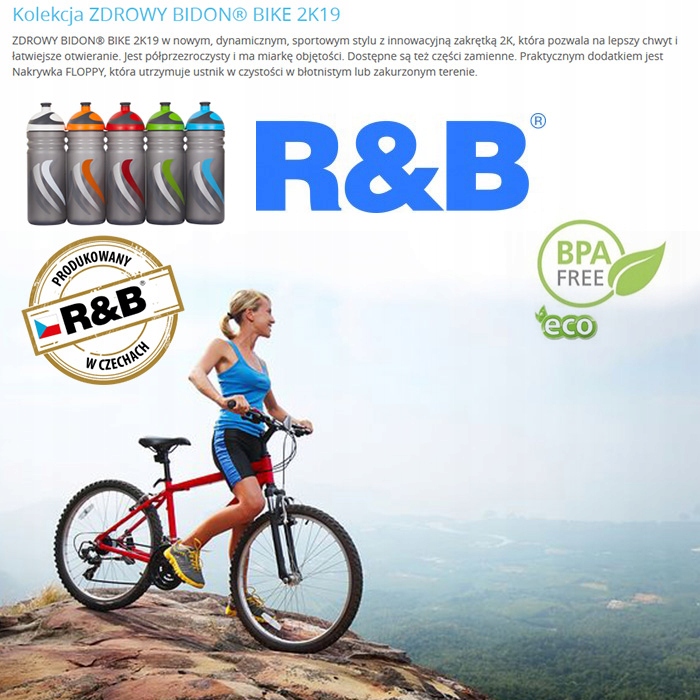 ZDROWY BIDON BIKE BUTELKA NA ROWER I NIE TYLKO 0,7 Model bidon