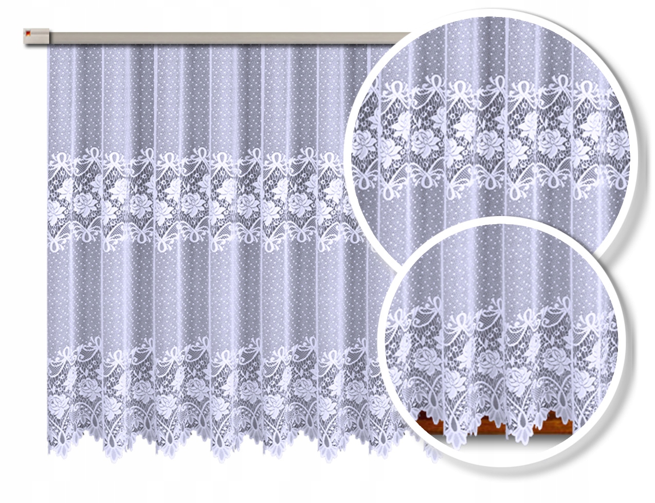 

Firanka Firana Żakardowa 17480/180 Biała