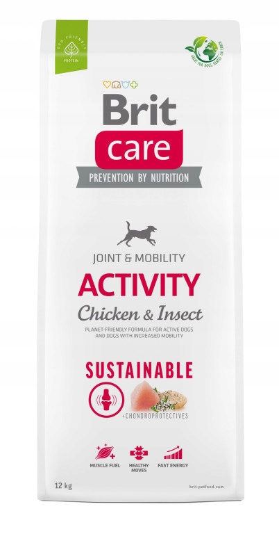 Brit Care Dog Sustainable Activity chicken and insect, 12kg