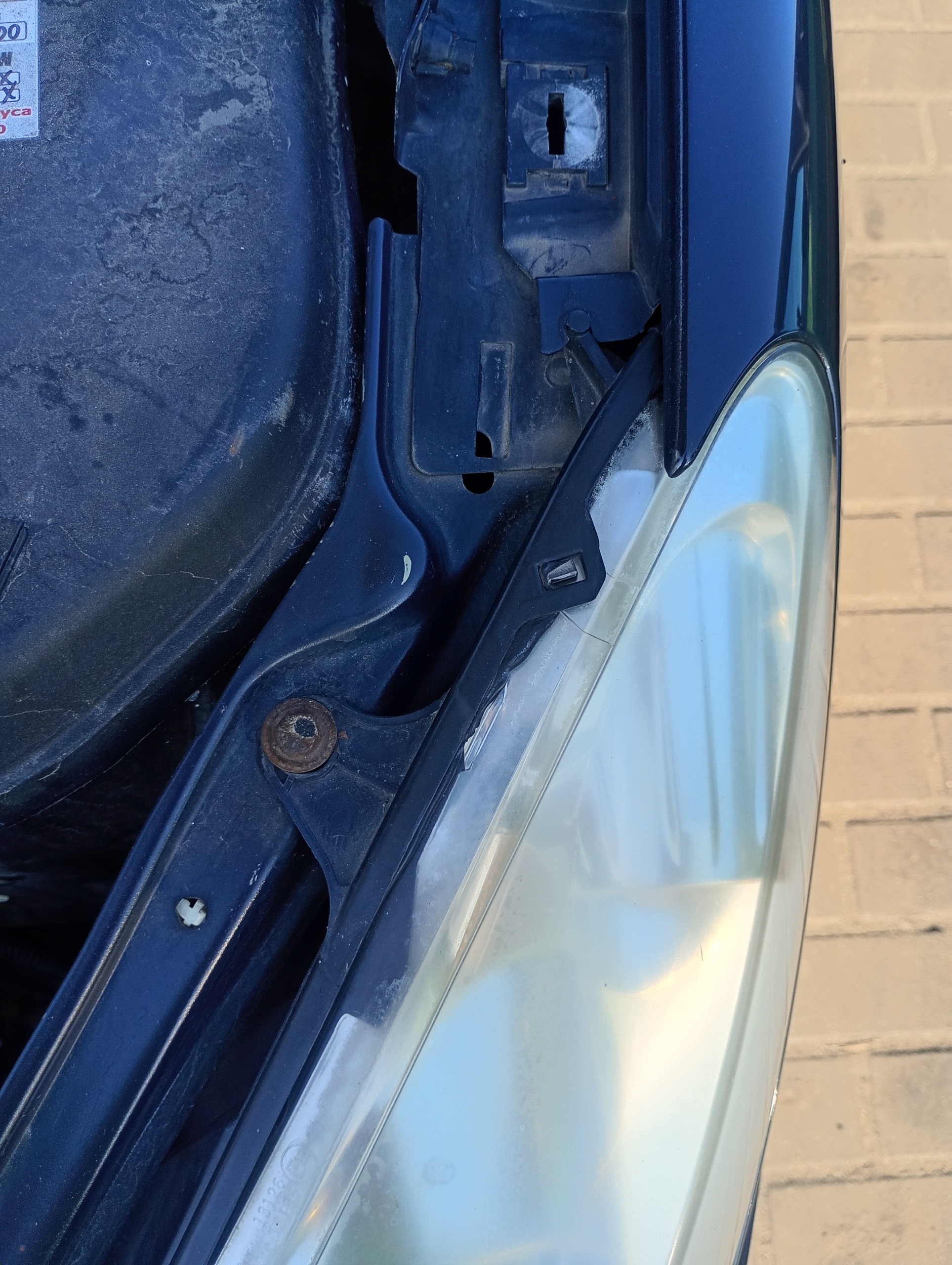Reflektor light left front front Peugeot 307 FL 04-09